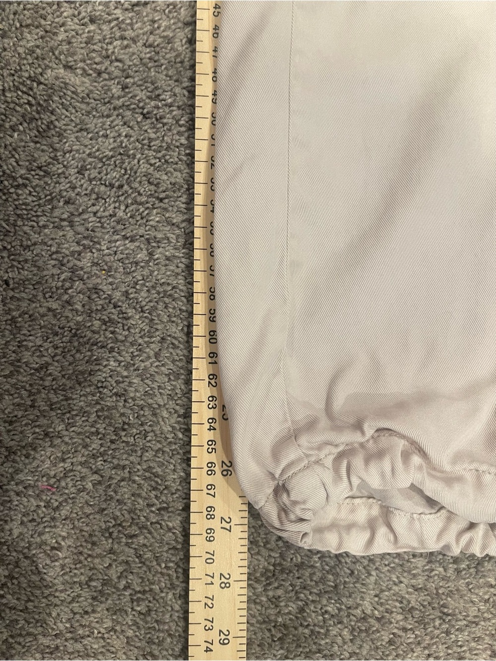 Nicole Miller Beige Wide Leg Jogger Pants Minimalist Quiet Luxury Lyocell XL - Picture 3 of 4